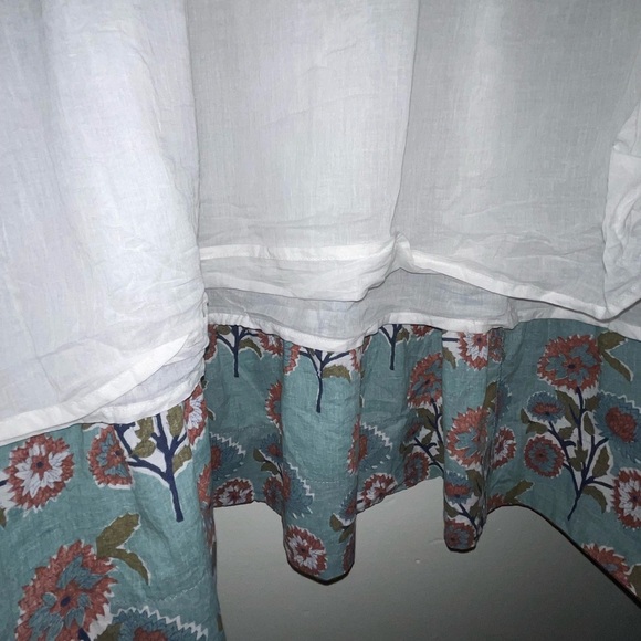 Victoria Dunn Peony Smocked Yoke Dress In Burnt Sienna Floral - Picture 3 of 13